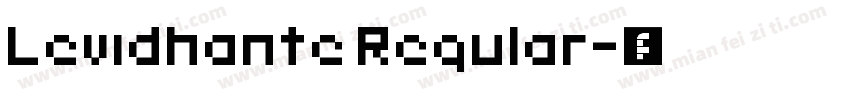 Levidhante Regular字体转换